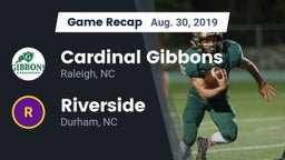 Recap: Cardinal Gibbons  vs. Riverside  2019