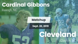 Matchup: Cardinal Gibbons vs. Cleveland  2019