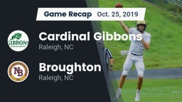 Recap: Cardinal Gibbons  vs. Broughton  2019