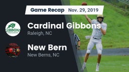 Recap: Cardinal Gibbons  vs. New Bern  2019