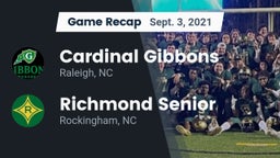 Recap: Cardinal Gibbons  vs. Richmond Senior  2021