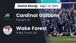 Recap: Cardinal Gibbons  vs. Wake Forest  2021