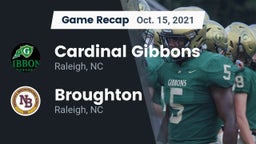 Recap: Cardinal Gibbons  vs. Broughton  2021