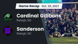 Recap: Cardinal Gibbons  vs. Sanderson  2021