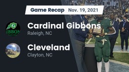 Recap: Cardinal Gibbons  vs. Cleveland  2021