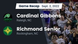 Recap: Cardinal Gibbons  vs. Richmond Senior  2022