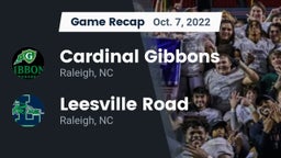 Recap: Cardinal Gibbons  vs. Leesville Road  2022
