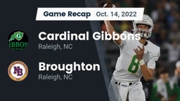 Recap: Cardinal Gibbons  vs. Broughton  2022