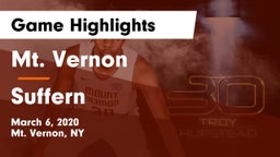 Mt. Vernon  vs Suffern  Game Highlights - March 6, 2020