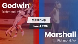 Matchup: Godwin  vs. Marshall  2016