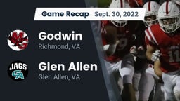 Recap: Godwin  vs. Glen Allen  2022