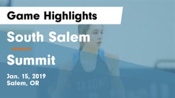 South Salem  vs Summit  Game Highlights - Jan. 15, 2019