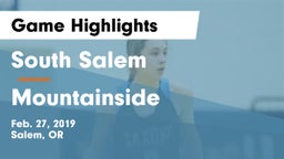 South Salem  vs Mountainside  Game Highlights - Feb. 27, 2019