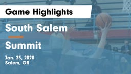 South Salem  vs Summit  Game Highlights - Jan. 25, 2020