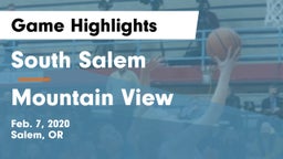 South Salem  vs Mountain View  Game Highlights - Feb. 7, 2020