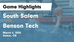 South Salem  vs Benson Tech  Game Highlights - March 6, 2020