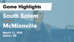 South Salem  vs McMinnville  Game Highlights - March 11, 2020
