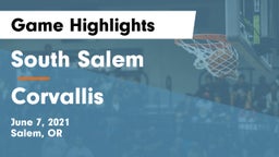 South Salem  vs Corvallis  Game Highlights - June 7, 2021