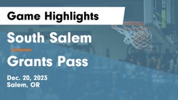 South Salem  vs Grants Pass  Game Highlights - Dec. 20, 2023