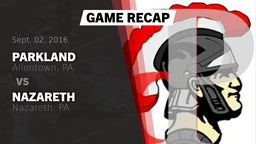 Recap: Parkland  vs. Nazareth  2016