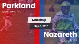 Matchup: Parkland  vs. Nazareth  2017
