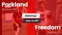 Matchup: Parkland  vs. Freedom  2017