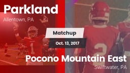 Matchup: Parkland  vs. Pocono Mountain East  2017