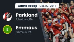 Recap: Parkland  vs. Emmaus  2017