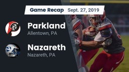 Recap: Parkland  vs. Nazareth  2019