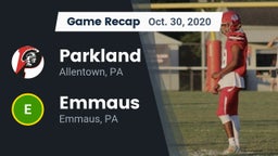 Recap: Parkland  vs. Emmaus  2020