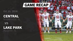 Recap: Central  vs. Lake Park  2016