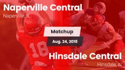 Matchup: Central  vs. Hinsdale Central  2018