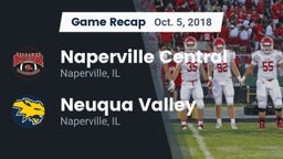 Recap: Naperville Central  vs. Neuqua Valley  2018
