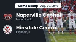 Recap: Naperville Central  vs. Hinsdale Central  2019