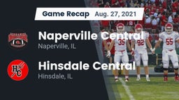 Recap: Naperville Central  vs. Hinsdale Central  2021