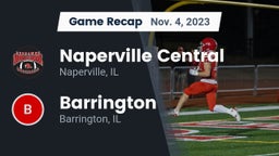 Recap: Naperville Central  vs. Barrington  2023