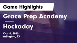 Grace Prep Academy vs Hockaday Game Highlights - Oct. 8, 2019