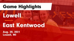 Lowell  vs East Kentwood Game Highlights - Aug. 28, 2021