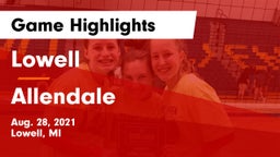 Lowell  vs Allendale  Game Highlights - Aug. 28, 2021