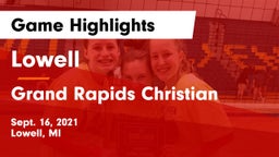 Lowell  vs Grand Rapids Christian  Game Highlights - Sept. 16, 2021