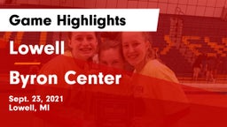 Lowell  vs Byron Center  Game Highlights - Sept. 23, 2021