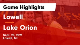 Lowell  vs Lake Orion  Game Highlights - Sept. 25, 2021