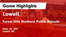 Lowell  vs Forest Hills Northern Public Schools Game Highlights - Sept. 28, 2021