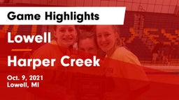 Lowell  vs Harper Creek  Game Highlights - Oct. 9, 2021