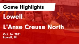Lowell  vs L'Anse Creuse North  Game Highlights - Oct. 16, 2021