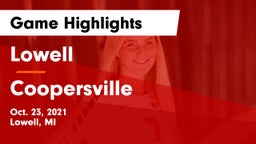 Lowell  vs Coopersville  Game Highlights - Oct. 23, 2021