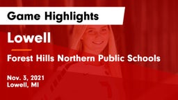 Lowell  vs Forest Hills Northern Public Schools Game Highlights - Nov. 3, 2021