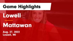 Lowell  vs Mattawan  Game Highlights - Aug. 27, 2022