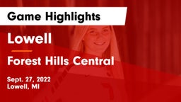 Lowell  vs Forest Hills Central  Game Highlights - Sept. 27, 2022