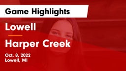 Lowell  vs Harper Creek  Game Highlights - Oct. 8, 2022
